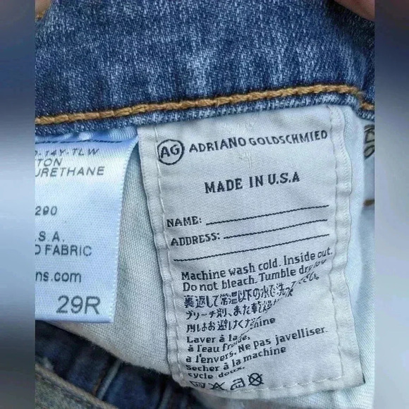 AG Jeans Women's The Absolute Legging Extreme Skinny Size 29R  Light Wash - Picture 2 of 5